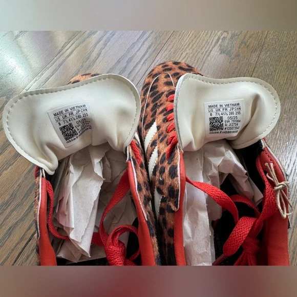 Adidas Leopard Print Samba OG Sneakers 🐆♥️ - Picture 3 of 4